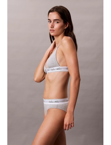 Calvin klein - reggiseno a triangolo leggermente imbottito - icon cotton modal lv00qf9068-p7a grey heatherCalvin KleinPassioni Boutique