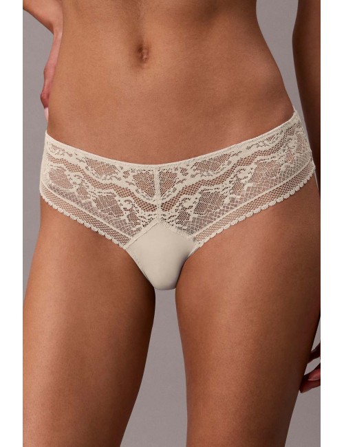 Calvin klein - perizoma - eternal stretch lace lv00qf8959-101 ivory