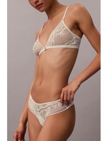 Calvin klein - perizoma - eternal stretch lace lv00qf8959-101 ivoryCalvin Klein DonnaPassioni Boutique
