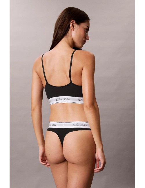 Calvin klein - perizoma - icon cotton modal lv00qf9075-ub1 black