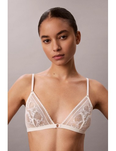 Calvin klein - reggiseno a triangolo sfoderato - eternal stretch lace lv00qf8956-101 ivoryCalvin Klein DonnaPassioni Boutique