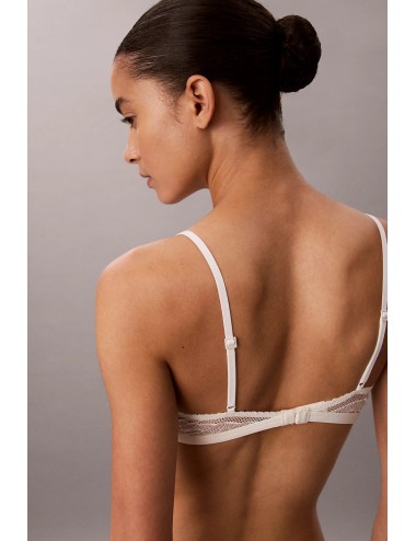 Calvin klein - reggiseno a triangolo sfoderato - eternal stretch lace lv00qf8956-101 ivoryCalvin Klein DonnaPassioni Boutique