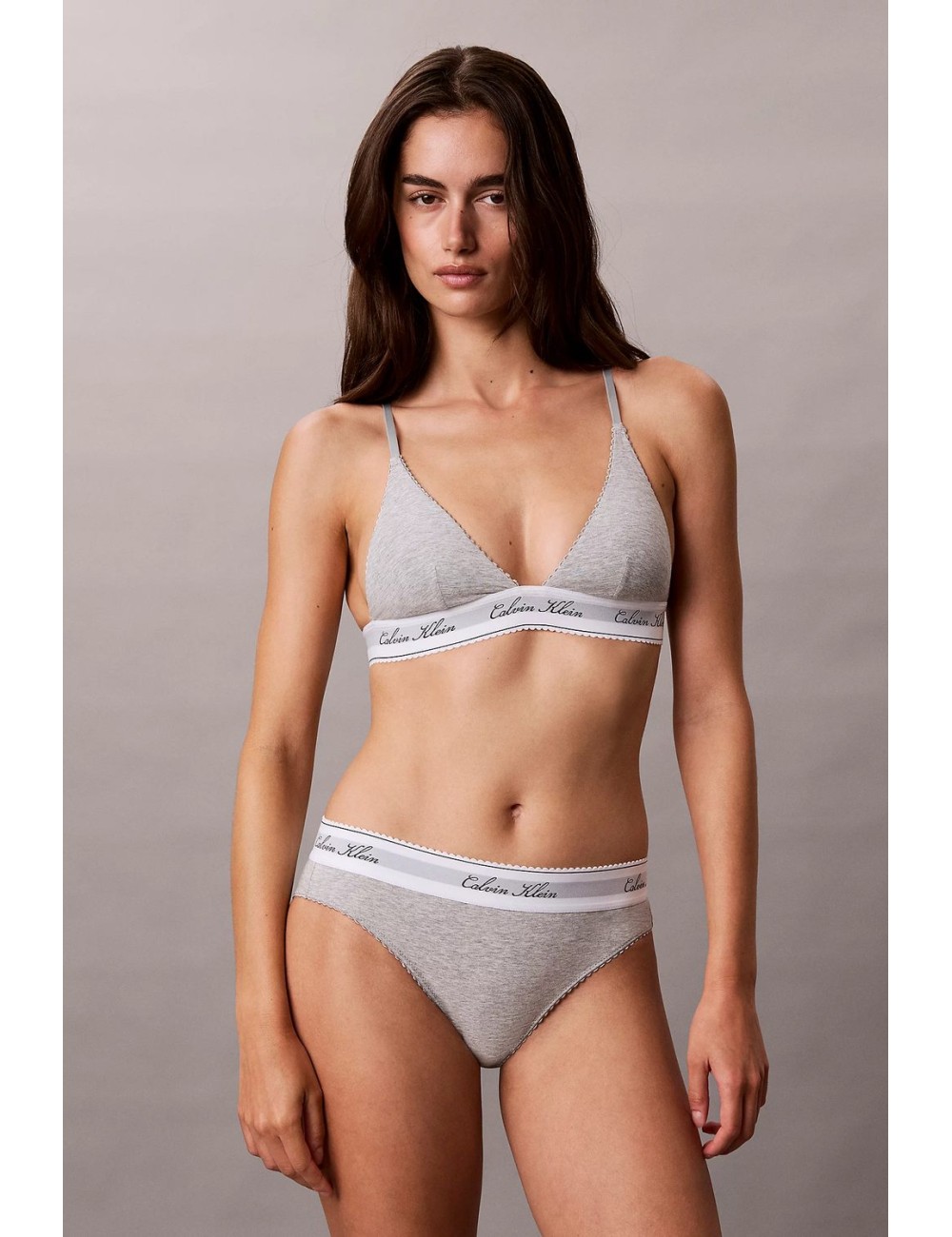 Calvin klein - slip classici - icon cotton modal lv00qf9073-p7a grey heatherCalvin Klein DonnaPassioni Boutique