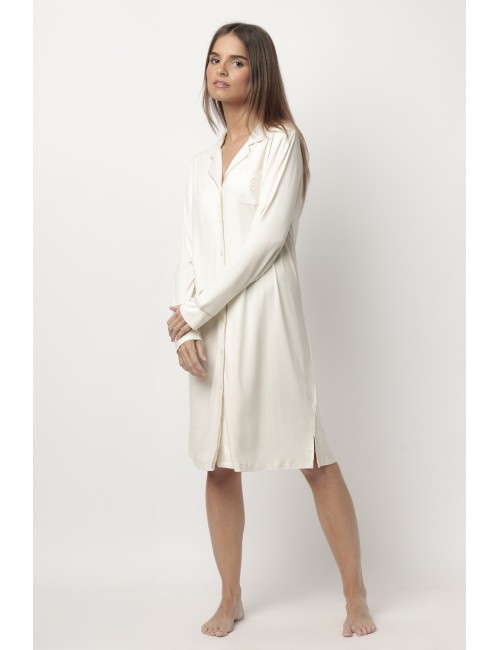 Admas classic - camicia da notte 61440 champagne