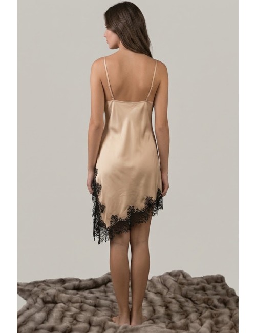 Admas - camicia da notte 61548 beige