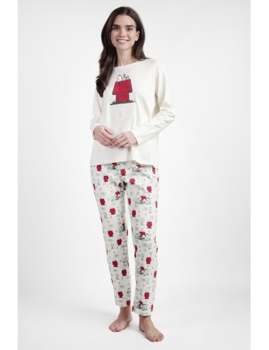 Admas peanuts - pigiama donna snoopy 63241 beigeAdmasPassioni Boutique