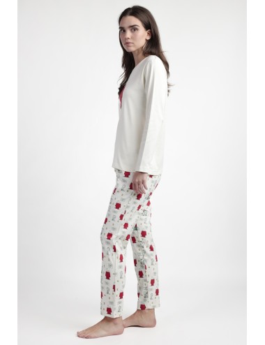Admas peanuts - pigiama donna snoopy 63241 beigeAdmasPassioni Boutique