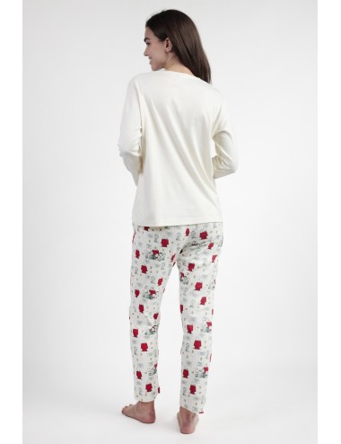 Admas peanuts - pigiama donna snoopy 63241 beigeAdmasPassioni Boutique