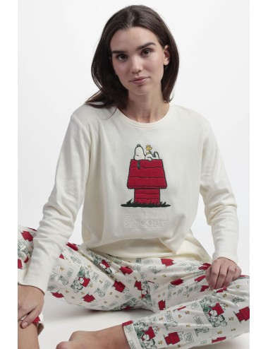 Admas peanuts - pigiama donna snoopy 63241 beigeAdmasPassioni Boutique