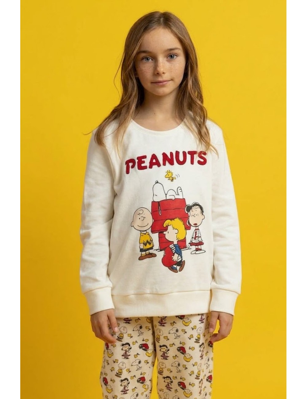 Admas peanuts - pigiama bimba snoopy 64466 beigeAdmasPassioni Boutique