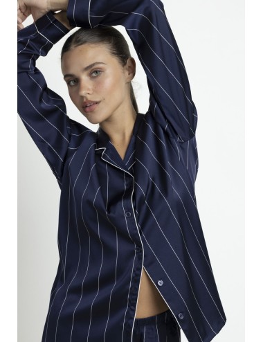 Admas - pigiama aperto luxury 64645 bluAdmasPassioni Boutique