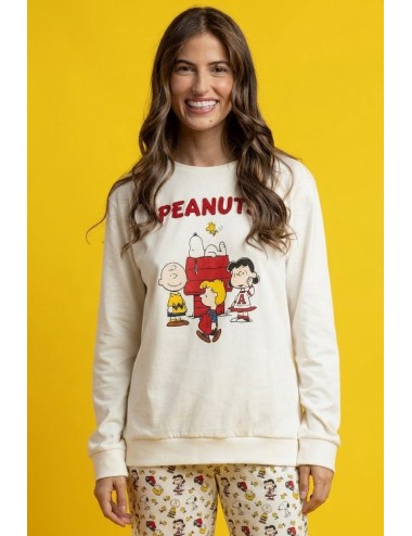 Admas peanuts - pigiama donna snoopy 64996 beigeAdmasPassioni Boutique