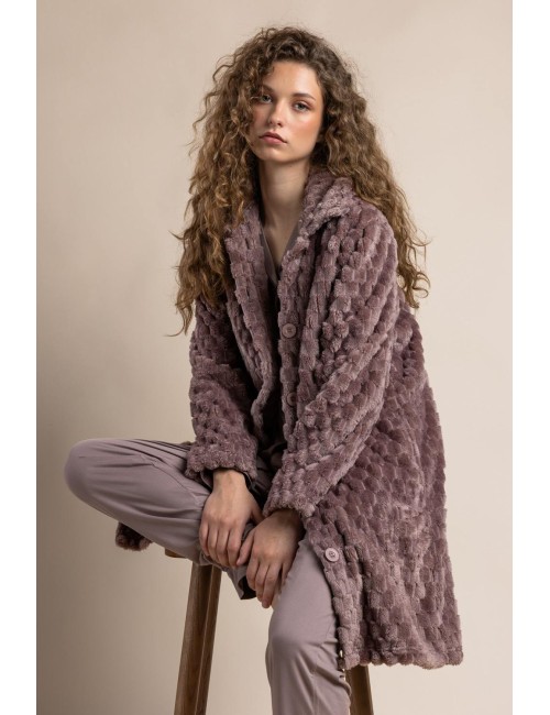 Admas classic - vestaglia donna 67155 moka
