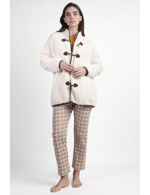 Admas - vestaglia donna lou lou 67278 beige