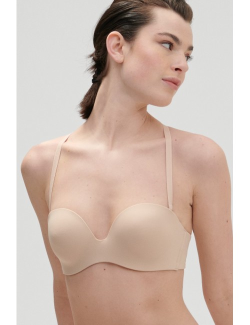 Simone pérèle essentiel reggiseno a fascia 13v303 739 peau rosée