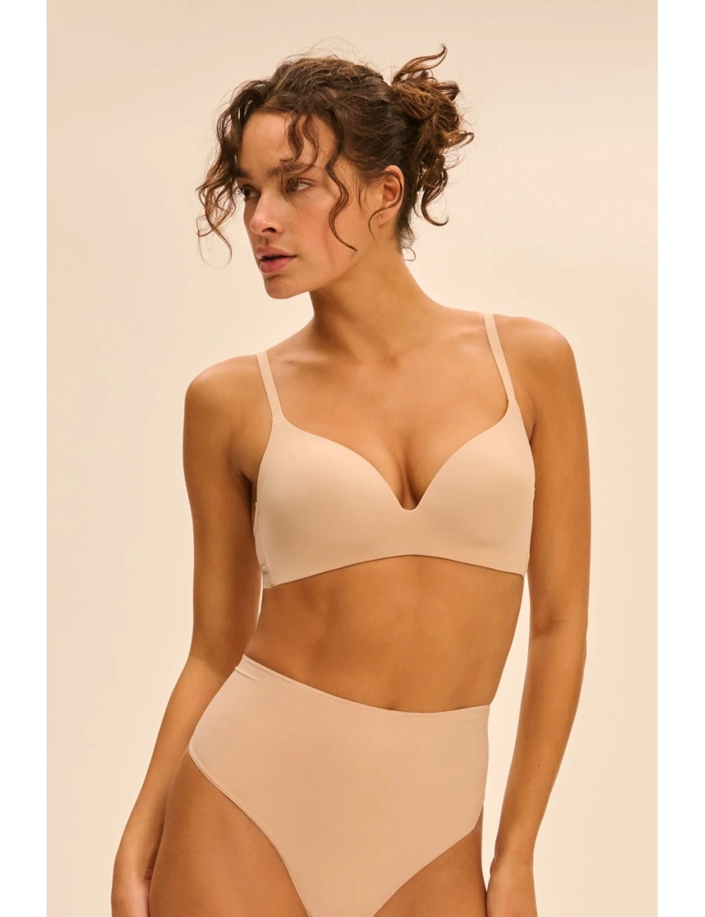 Simone pérèle - reggiseno triangolo imbottito essentiel 13v253 739 peau roséeSimone PerelePassioni Boutique