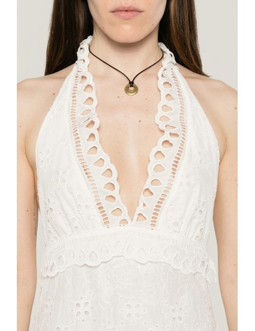 Donna blusa ermanno scervino in cotone ricamo sangallo neroErmanno ScervinoPassioni Boutique