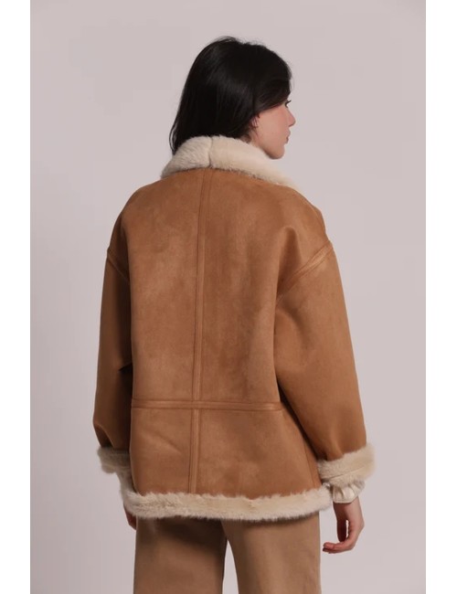 Mimì-mua - girocollo effetto pelliccia yqap-9464 moroMim-MuaPassioni Boutique