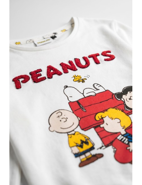 Admas peanuts - pigiama bimba snoopy 64466 beige