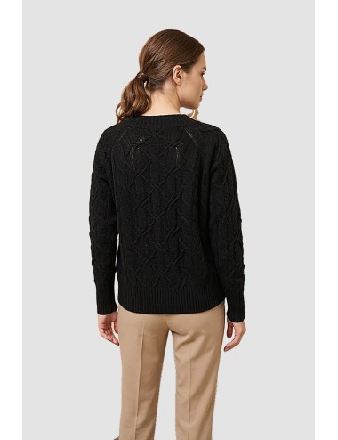 Ermanno scervino - maglia scollo a v merino cashmere d474m501dge 95708Ermanno ScervinoPassioni Boutique