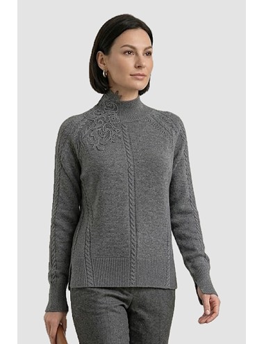 Ermanno scervino - maglia collo alto merino cashmere d474m503apnjg 84005Ermanno ScervinoPassioni Boutique