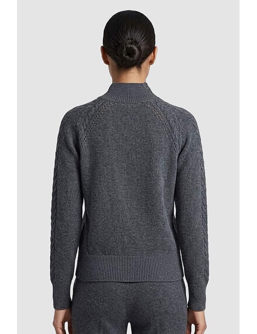 Ermanno scervino - maglia scollo a v merino cashmere d474m504apnjg 51220Ermanno ScervinoPassioni Boutique