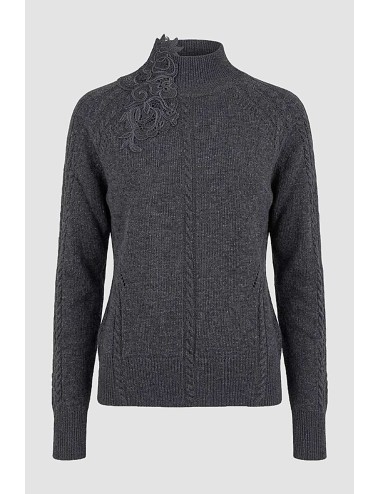 Ermanno scervino - maglia collo alto merino cashmere d474m503apnjg 84005Ermanno ScervinoPassioni Boutique