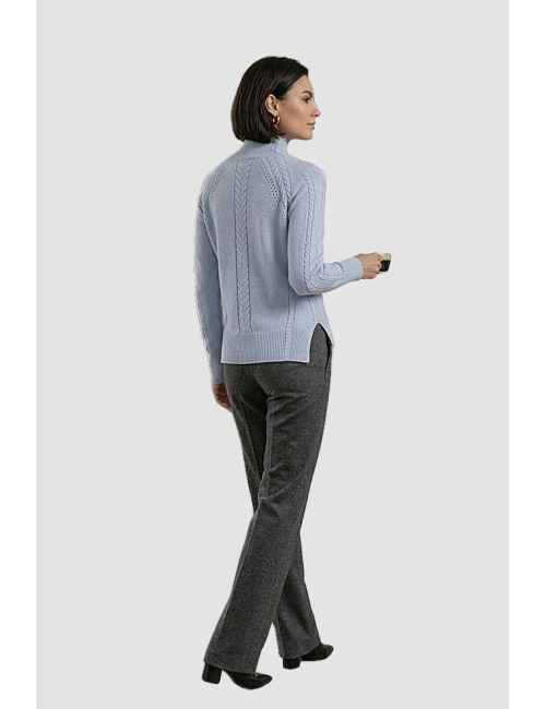 Ermanno scervino - maglia scollo a v merino cashmere d474m504apnjg 51220Ermanno ScervinoPassioni Boutique