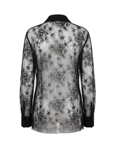 Ermanno scervino - camicia over nera d494k610mxy 95708Ermanno ScervinoPassioni Boutique