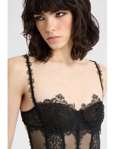 Ermanno scervino - body nero d494y303czqt 95708Ermanno ScervinoPassioni Boutique