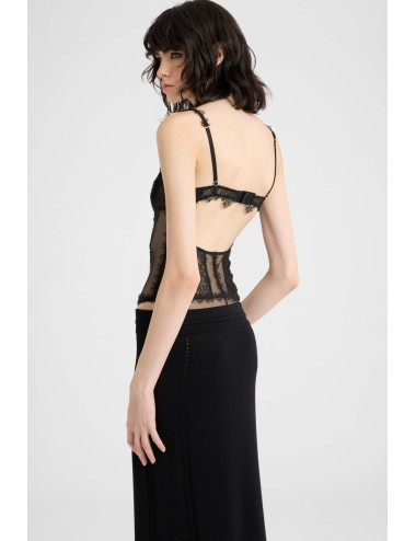 Ermanno scervino - body nero d494y303czqt 95708Ermanno ScervinoPassioni Boutique