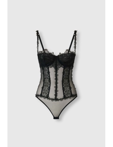 Ermanno scervino - body nero d494y303czqt 95708Ermanno ScervinoPassioni Boutique