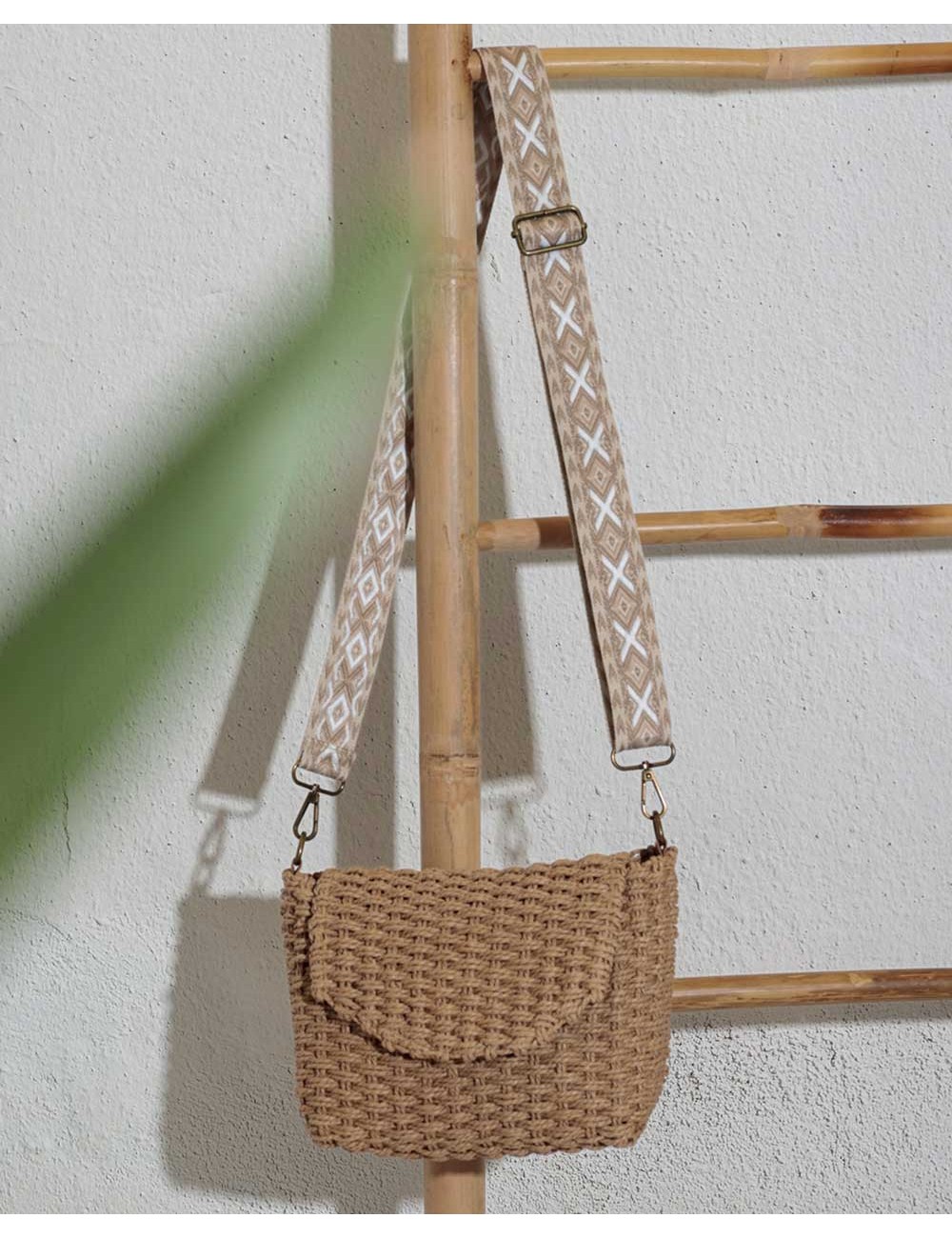 Admas - borsa tracollo in raffia 18964 Admas - borsa tracollo in raffia 18964
