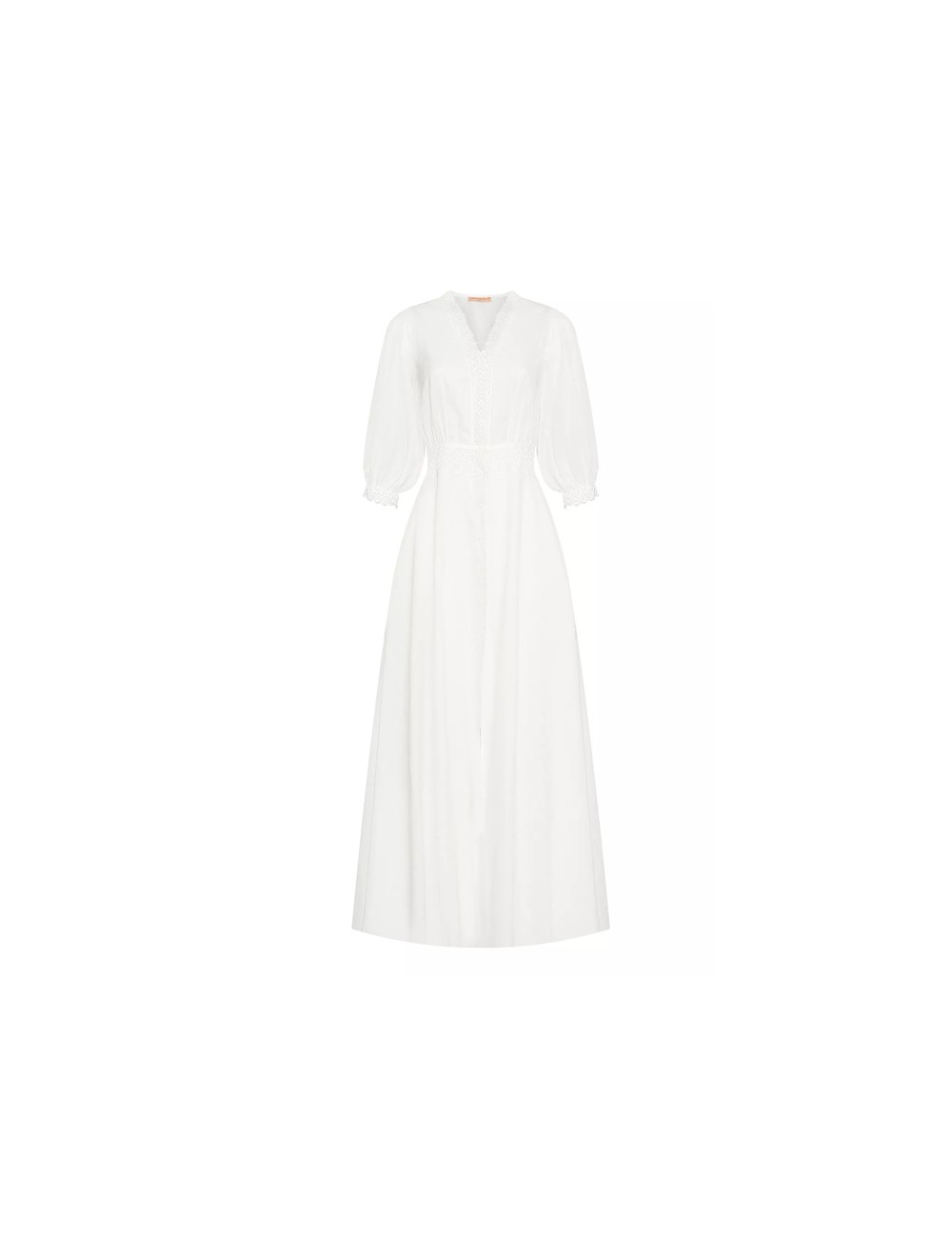 Ermanno scervino - abito lungo ramiè d424q610fwf 10602 Ermanno scervino - abito lungo ramiè d424q610fwf 10602