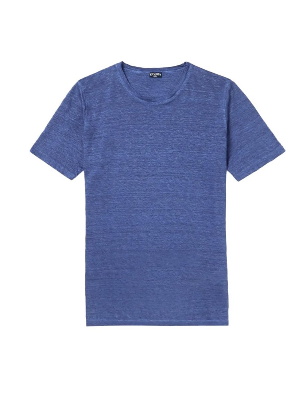 T-shirt in lino aut001 denim T-shirt in lino aut001 denim