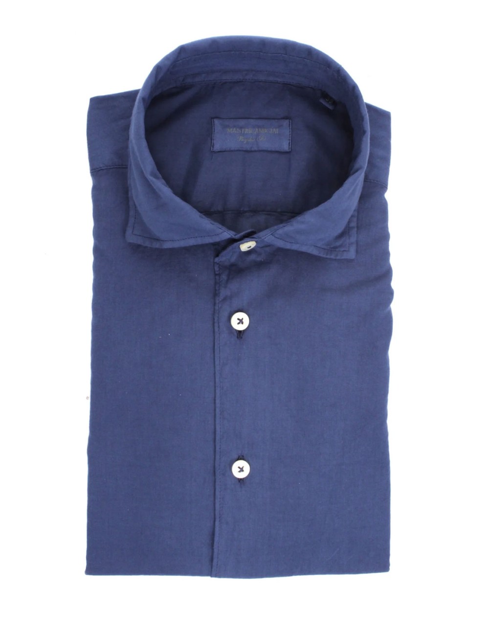 Mastricamiciai - camicia mussola fr069 ct033 13 luca blu Mastricamiciai - camicia mussola fr069 ct033 13 luca blu