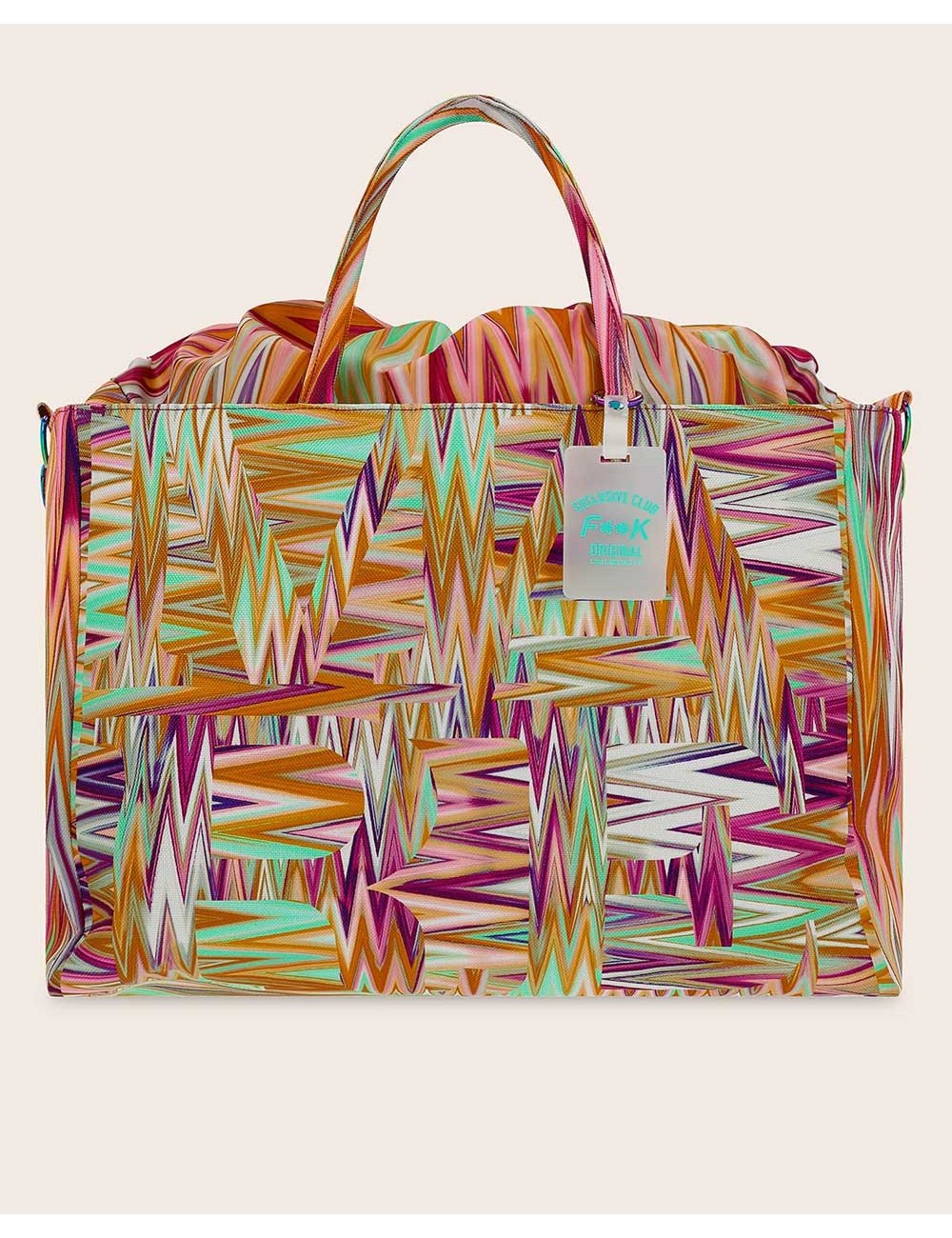 Effek - borsa mare canvas donna f**k fantasia fa25-a030-x11
