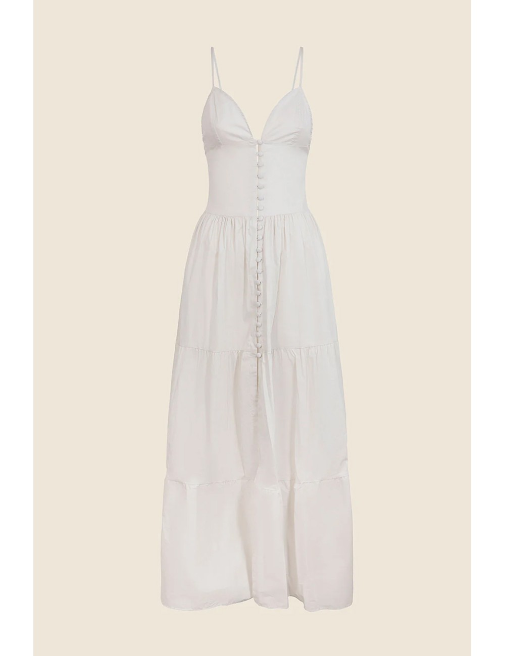 Mefui - vestito lungo donna me fui bianco mf25-0110wh Mefui - vestito lungo donna me fui bianco mf25-0110wh