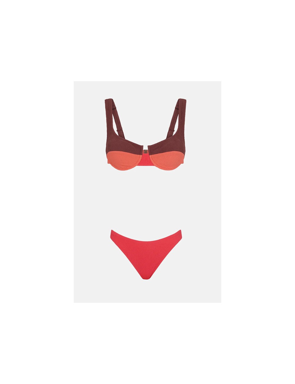 Mefui - bikini con ferretto e slip americano guarda pampa mf23-0381u Mefui - bikini con ferretto e slip americano guarda pampa mf23-0381u