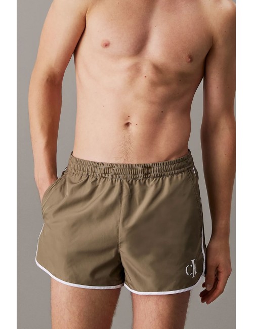 Ck - pantaloncini da bagno runner km0km01119-ldv