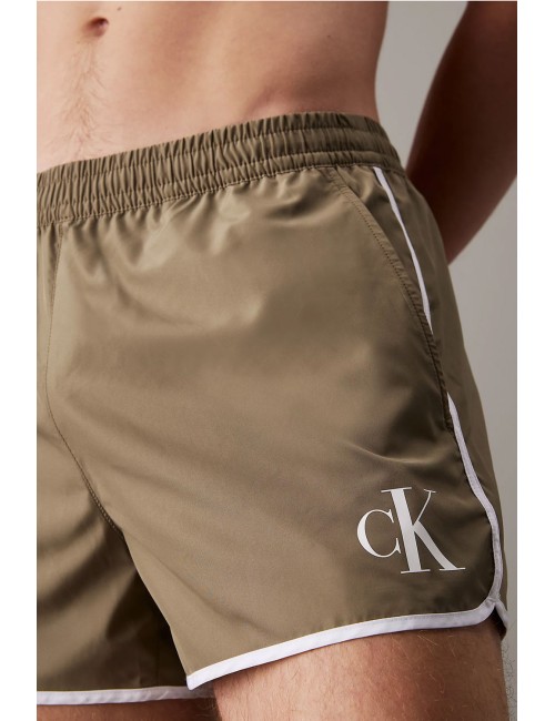 Ck - pantaloncini da bagno runner km0km01119-ldv