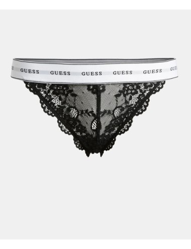 Slip brasiliano in pizzo o97e01 pz01c a996 nero