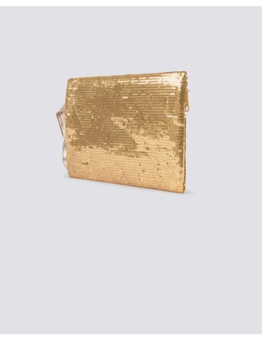 Cher - pochette con paillettes gold aw912abpa400 10101